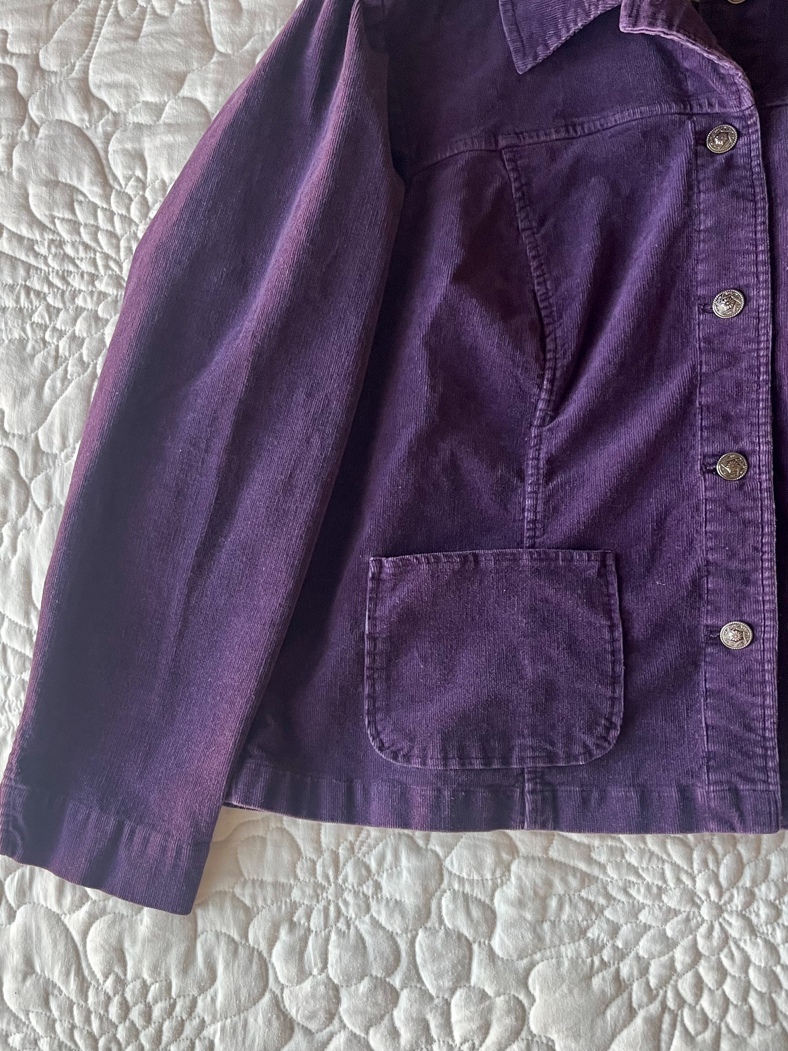 Purple Corduroy Jacket