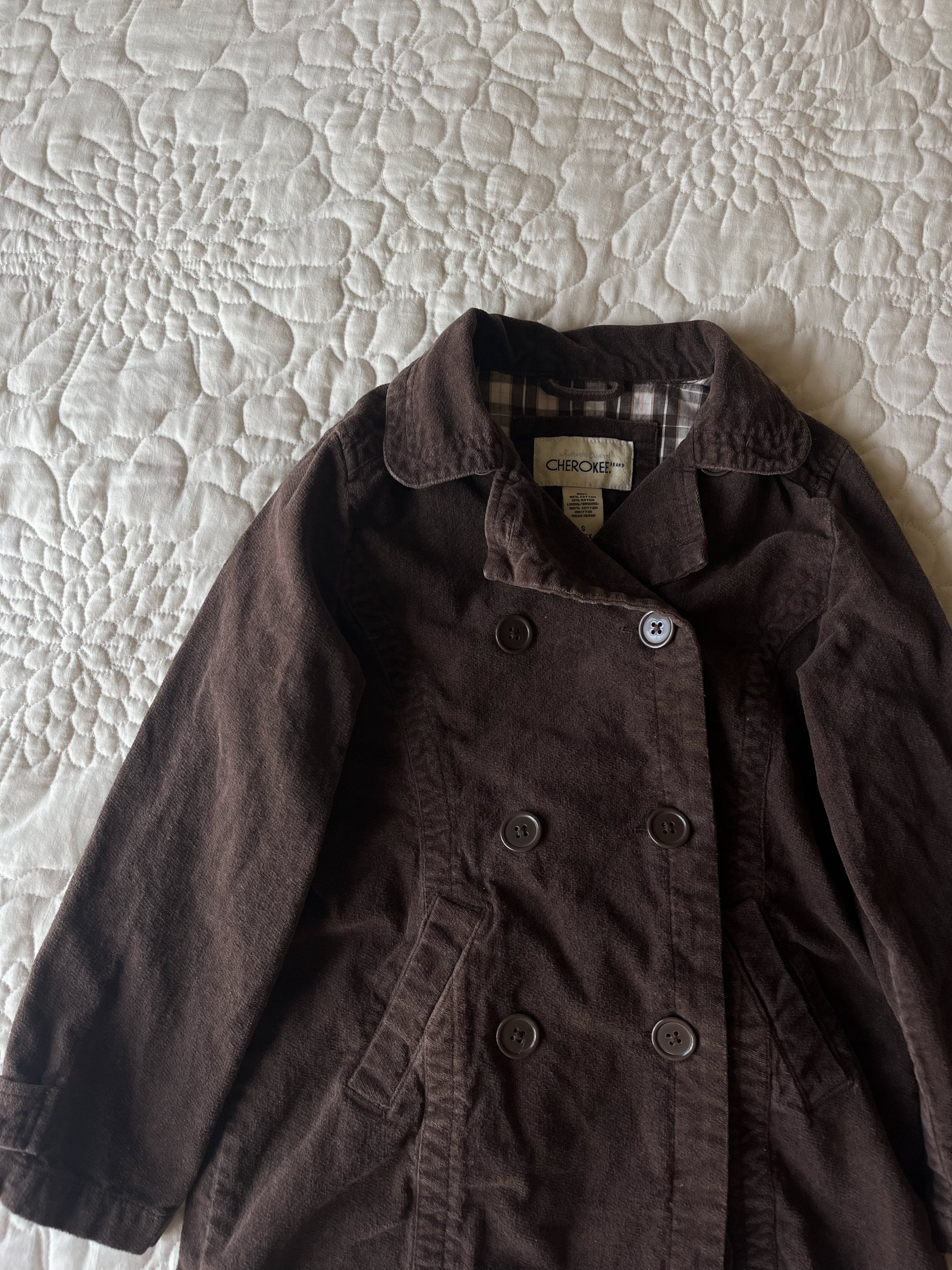 Corduroy Double-Breasted Jacket