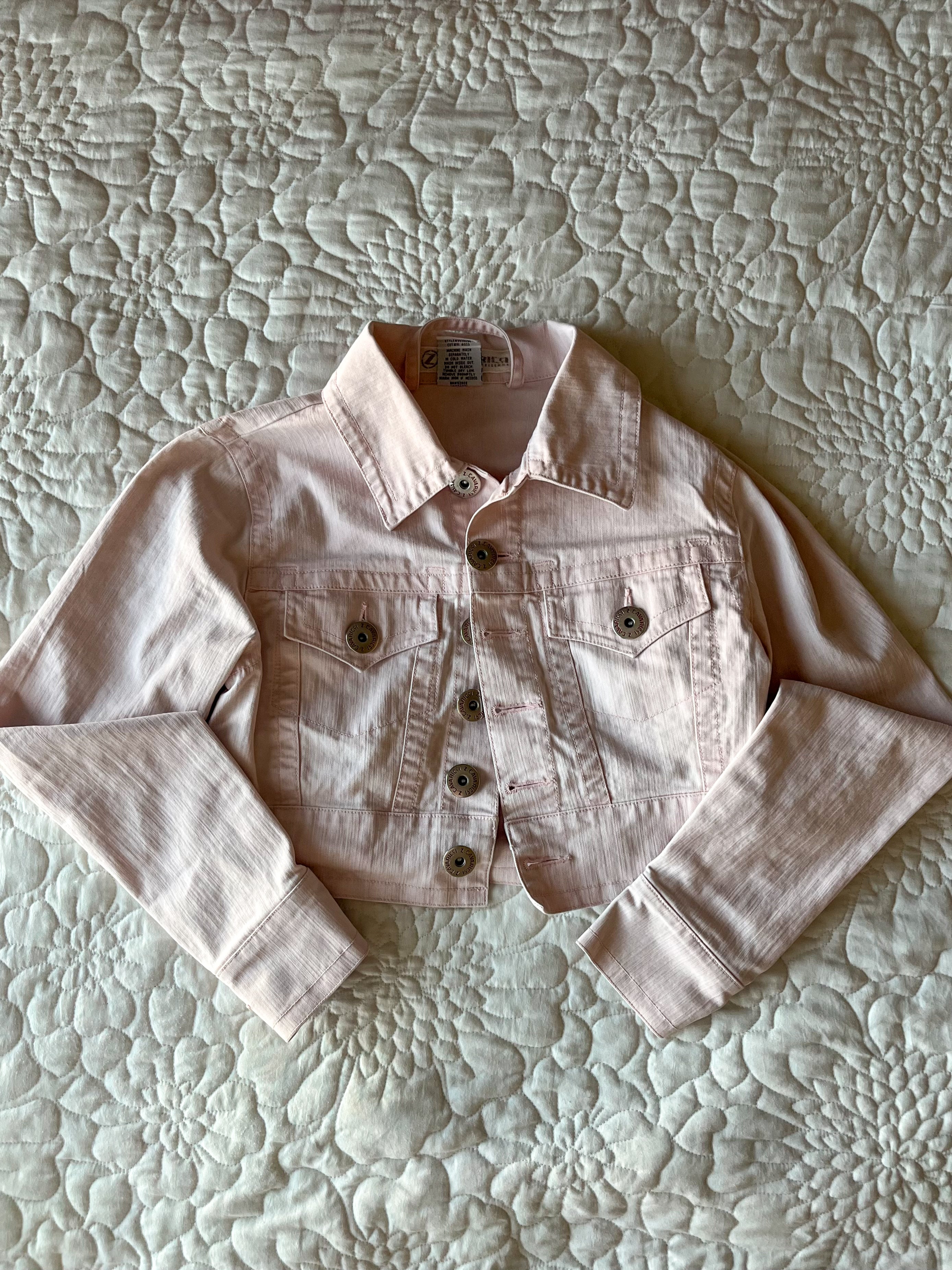 Light Pink Cropped Jacket