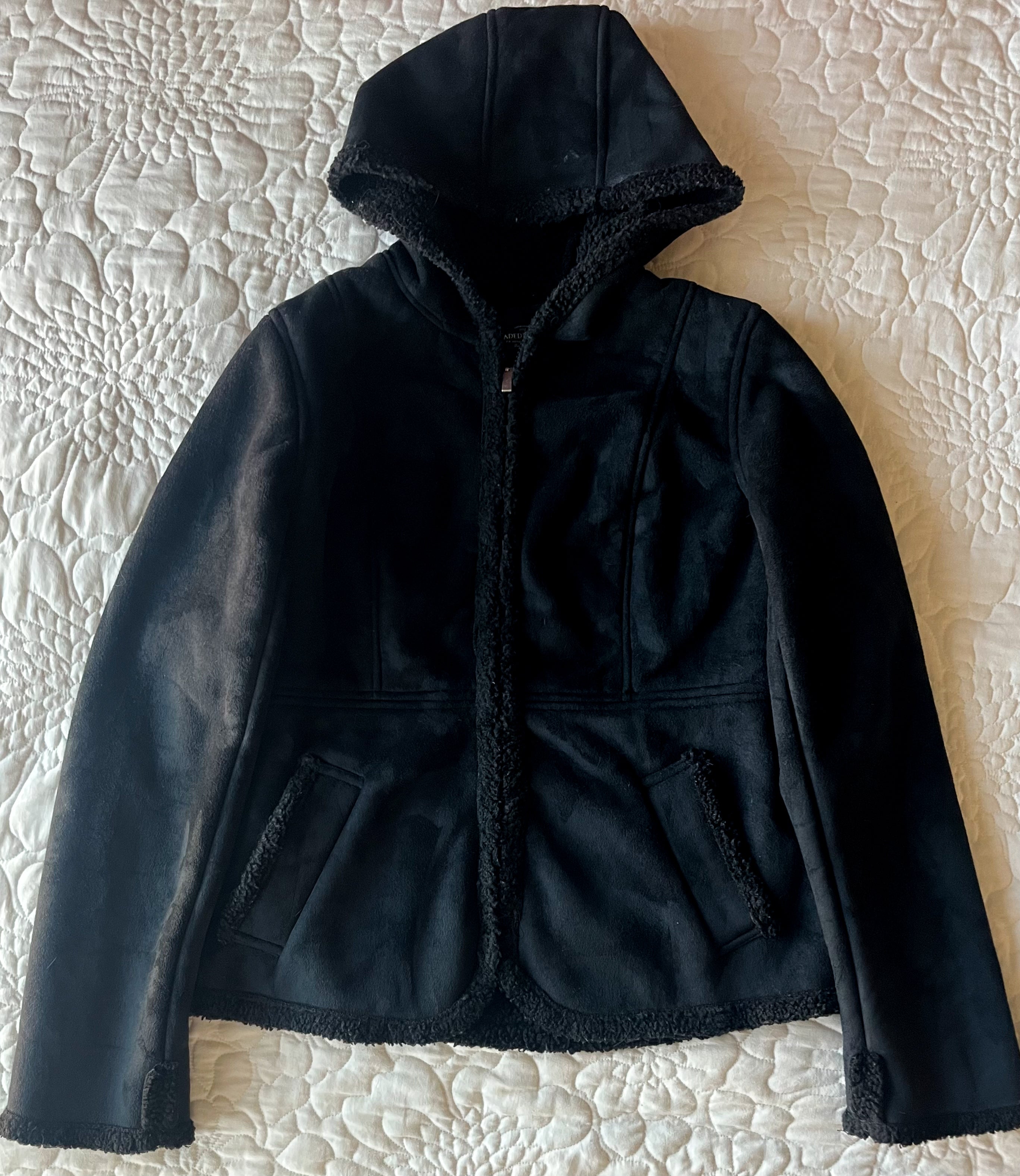 Black Suede Fur Jacket