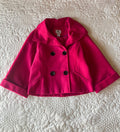 Hot Pink Short Trench Coat