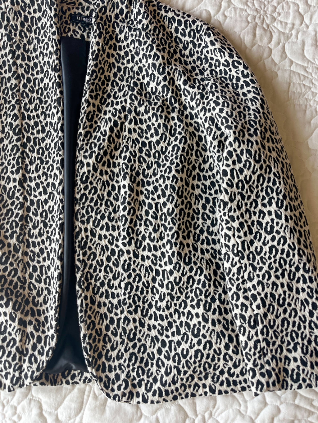 Leopard Print Blazer