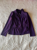 Purple Suede Blazer