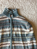 Fair Isle Knitted Zip