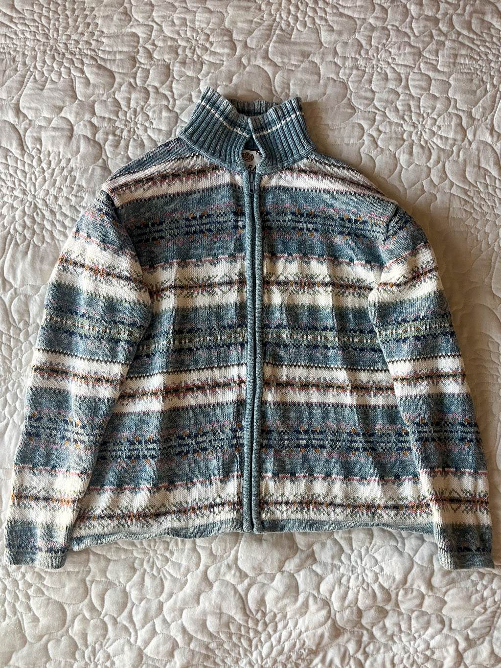 Fair Isle Knitted Zip