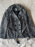 Zebra Print Coat
