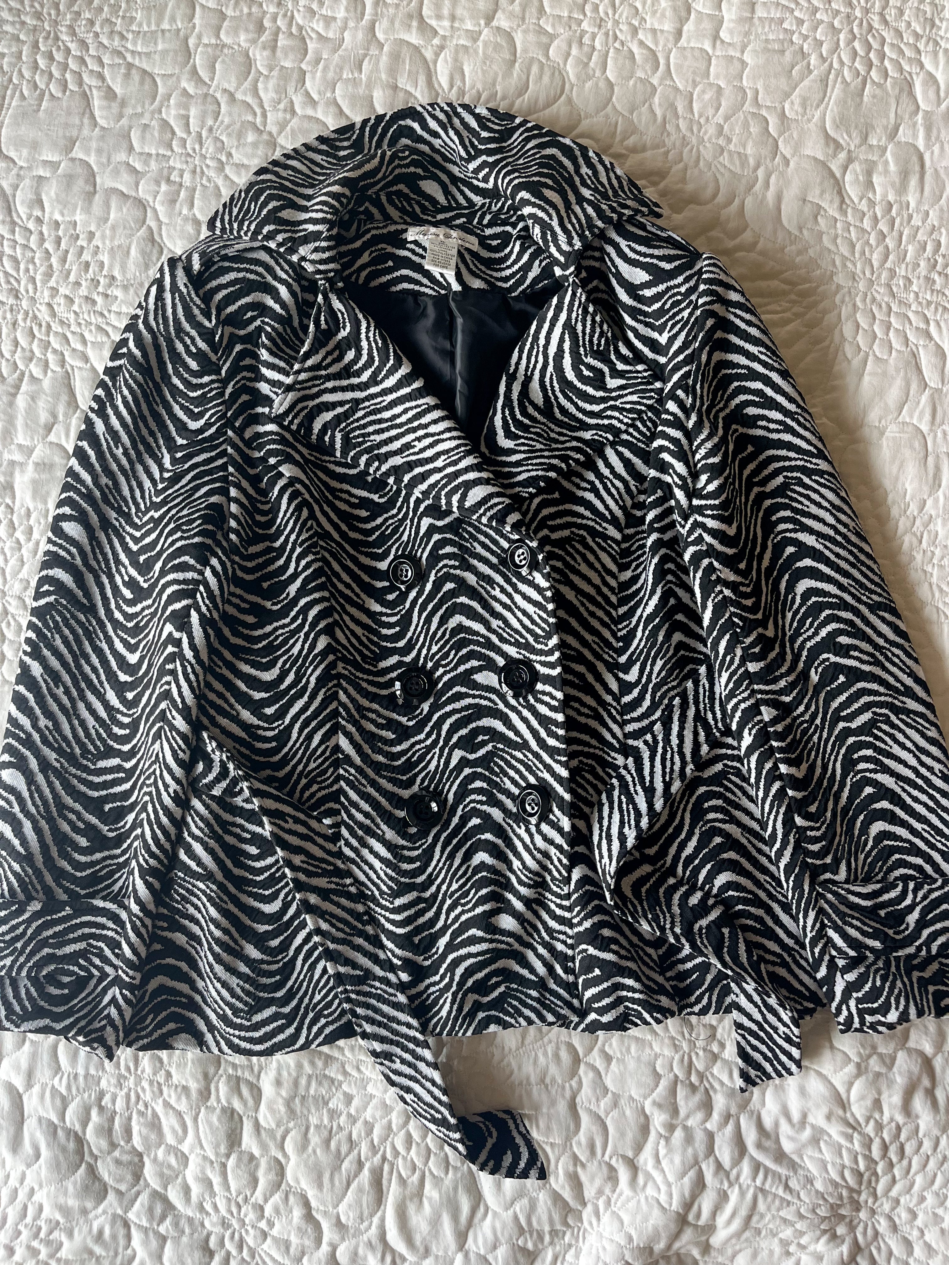 Zebra Print Coat